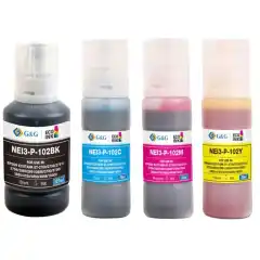 TB Blekkpatron Pakke No.102 Sort/CMY (127ml/3x70ml)