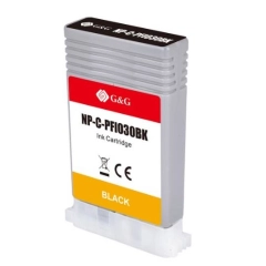 TB Blekkpatron PFI-030BK Sort (55ml), erstatter Canon 3489C001