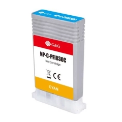 TB Blekkpatron PFI-030C Cyan (55ml), erstatter Canon 3490C001