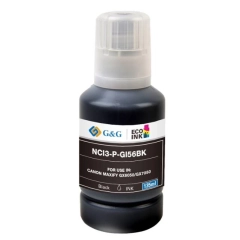 TB Blekkpatron GI-56BK Sort (170ml) (6.000 sider), erstatter Canon 4412C001