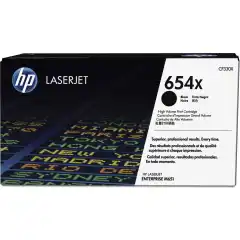 HP Toner 654X Sort Høykapasitet (20.500 sider)