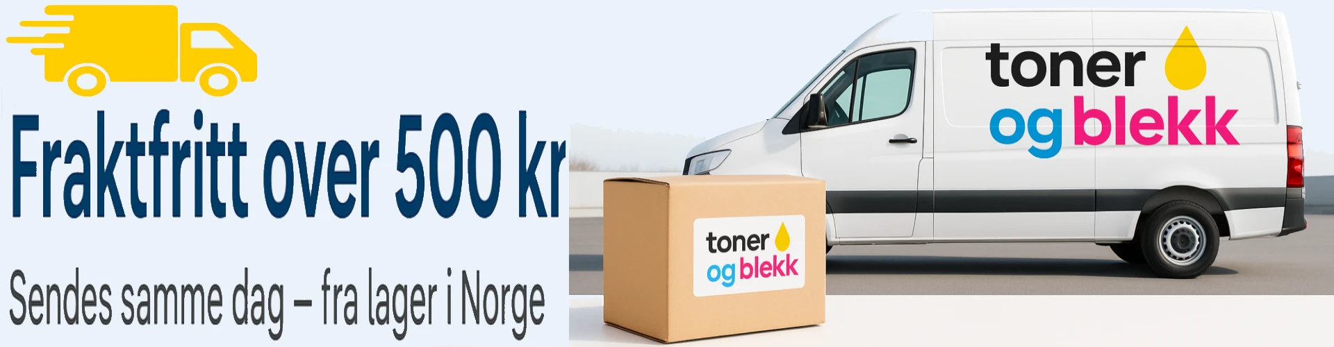 Fraktfri levering over 500