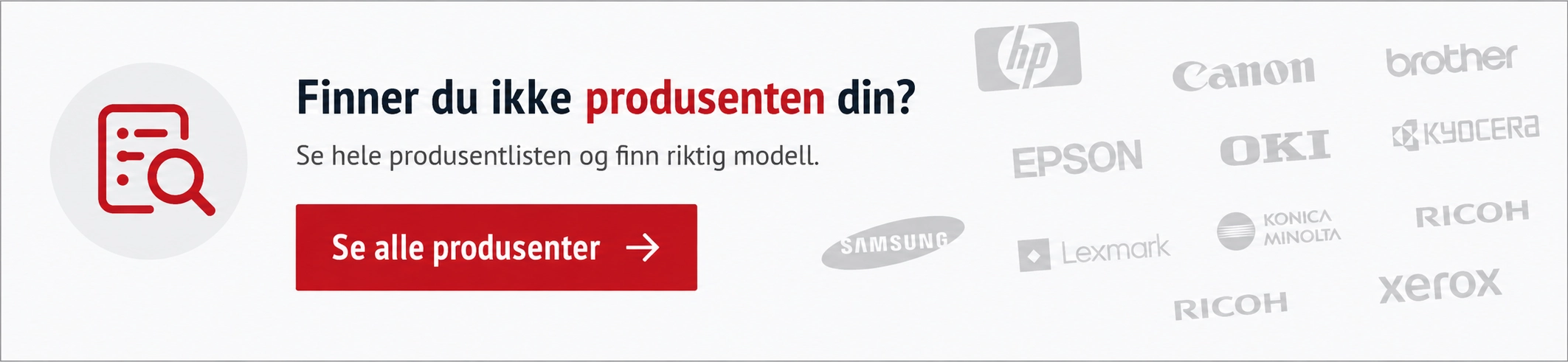 Vis tilbehør for alle produsenter